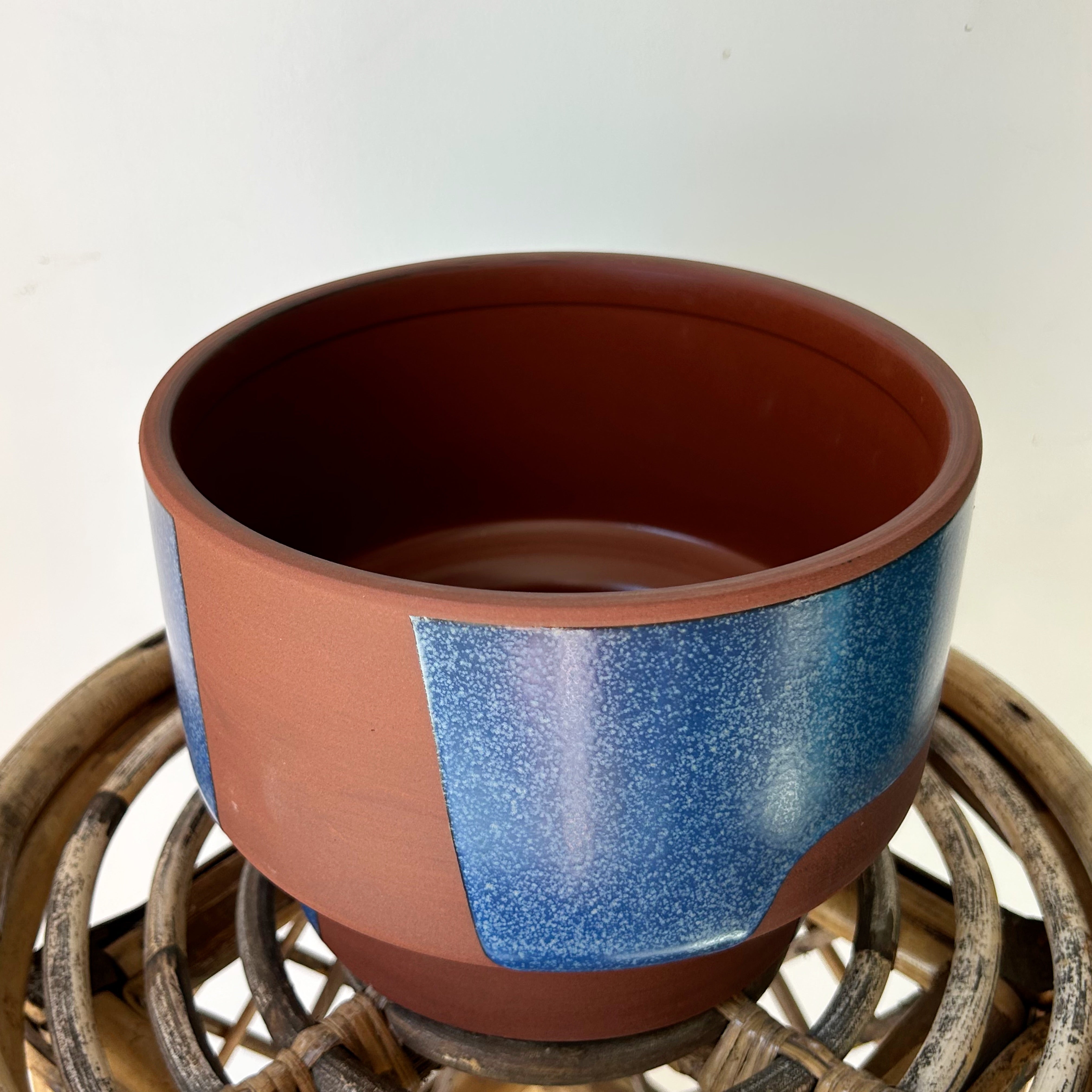 SHANTI Shallow Decorative Pot (7”x5”)