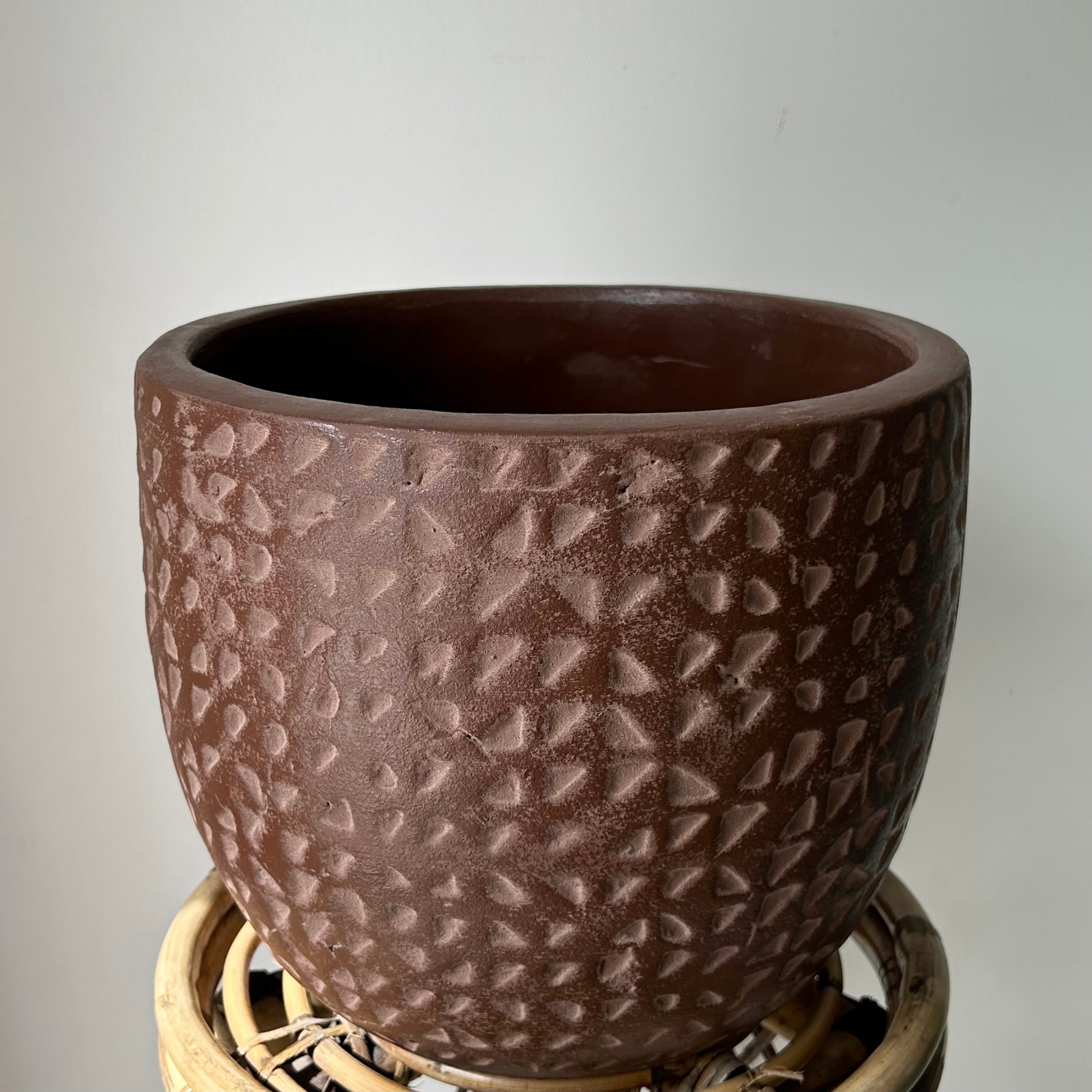 AMELIA Planter GARNET RED