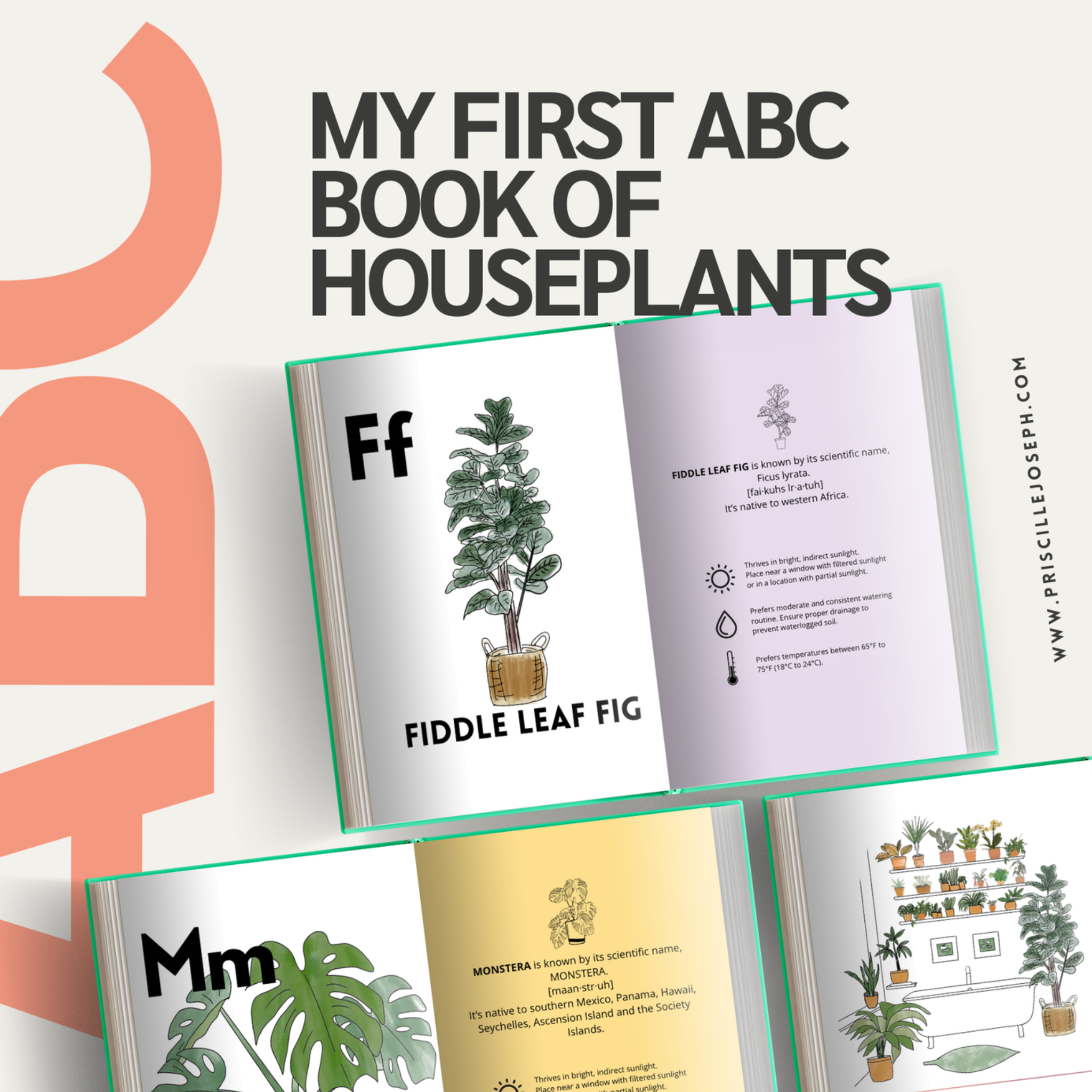 My First ABC Book of Houseplants: Exclusive Edition (Printed in Ottawa, ON Canada)