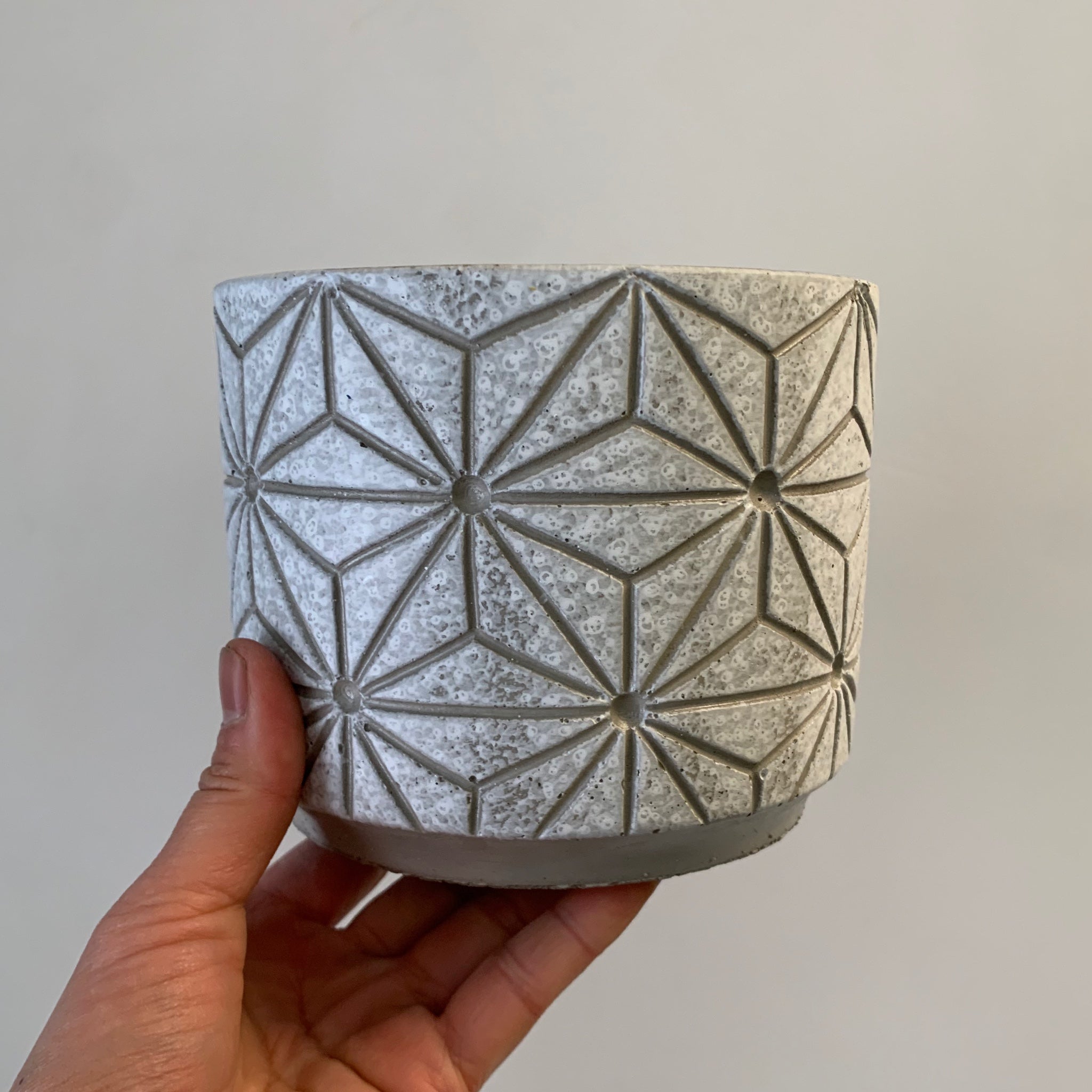 ADDISON Decorative Cement Pot (4.5”x4.25”)
