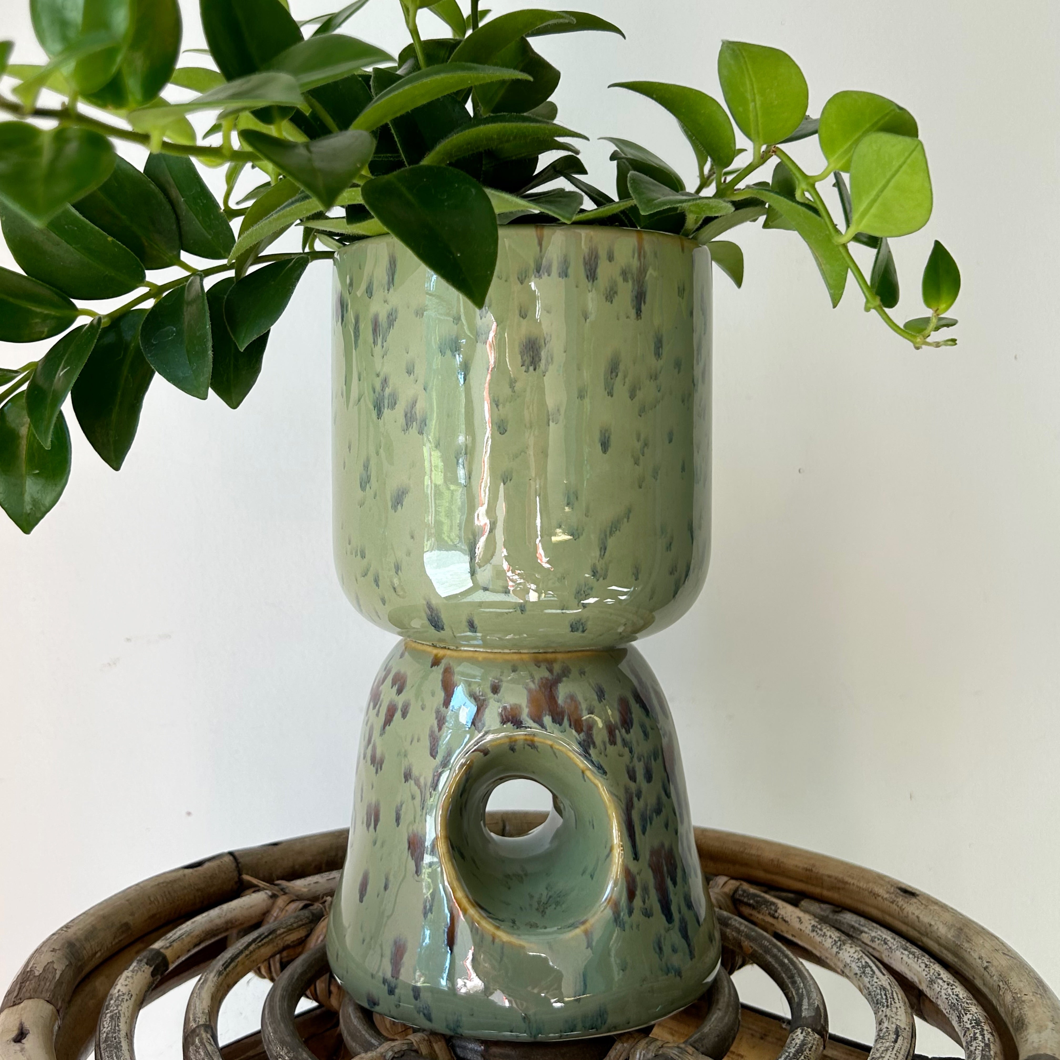 ELYSIAN decorative raised pot (4.5”x9”)