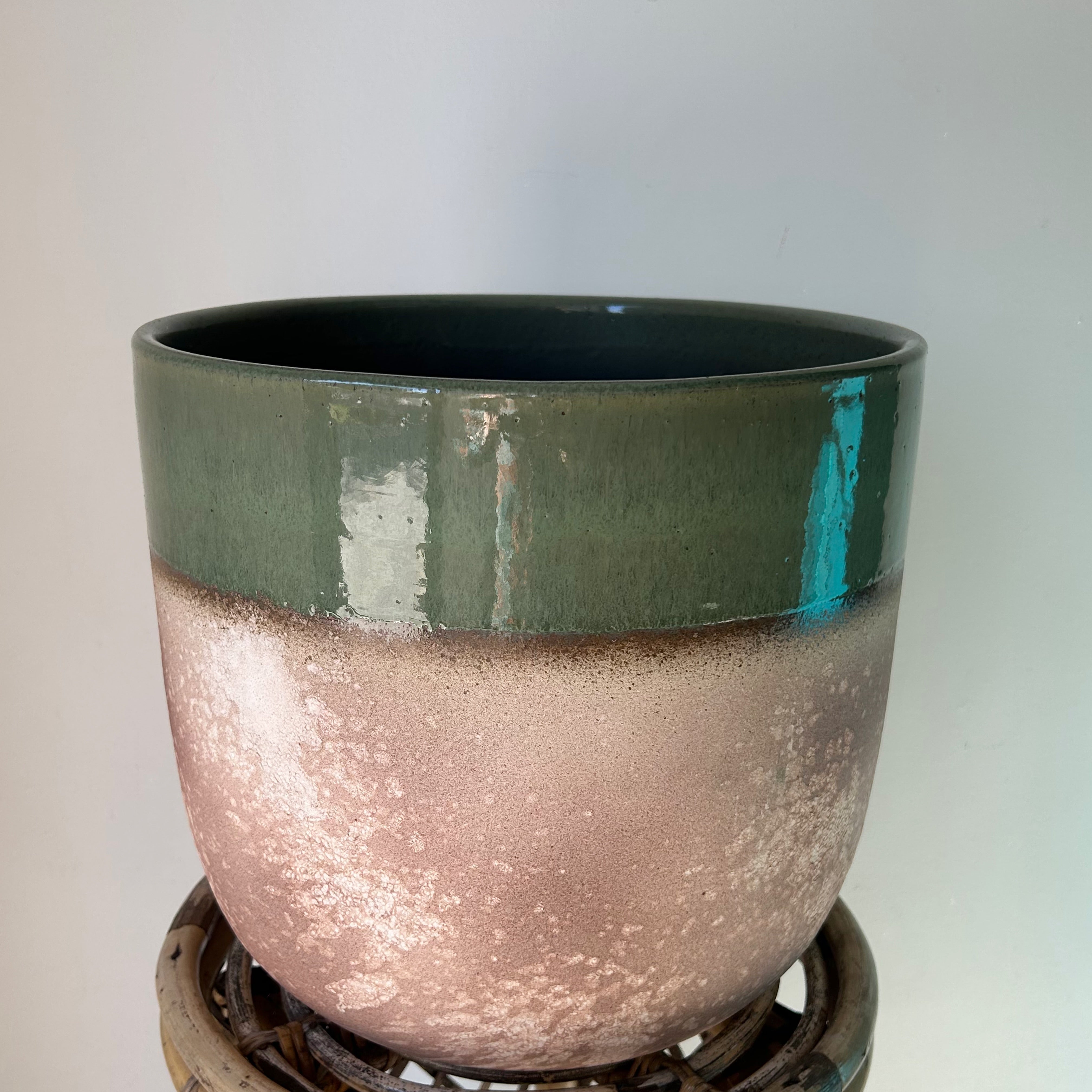 MICA Large Decorative Ceramic Pot (11.25”x10”)