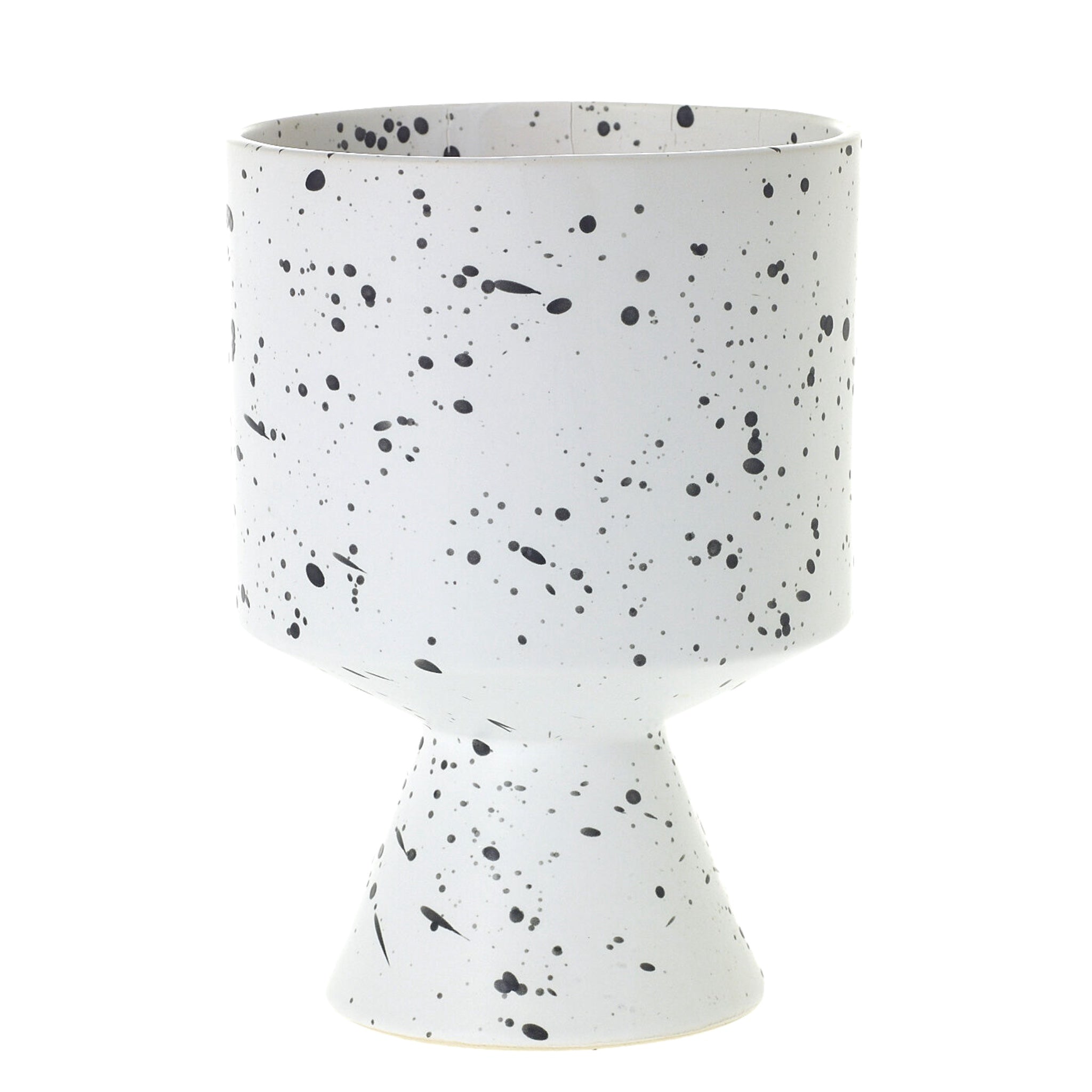 DEVILLE Decorative raised Speckled Pot (4.25”x6.25”)