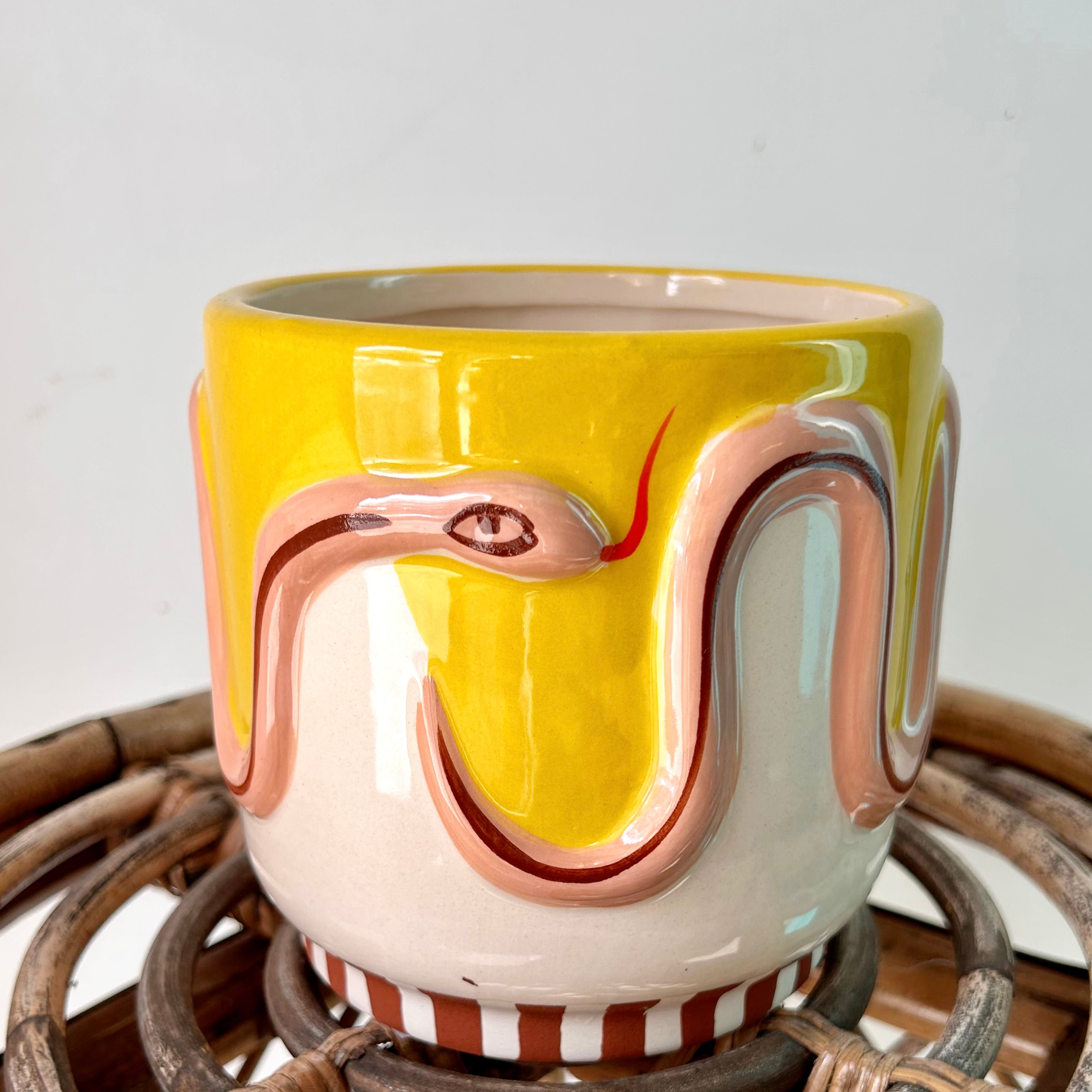 WILD TAILS Decorative Planter (4.5”x4.75”)