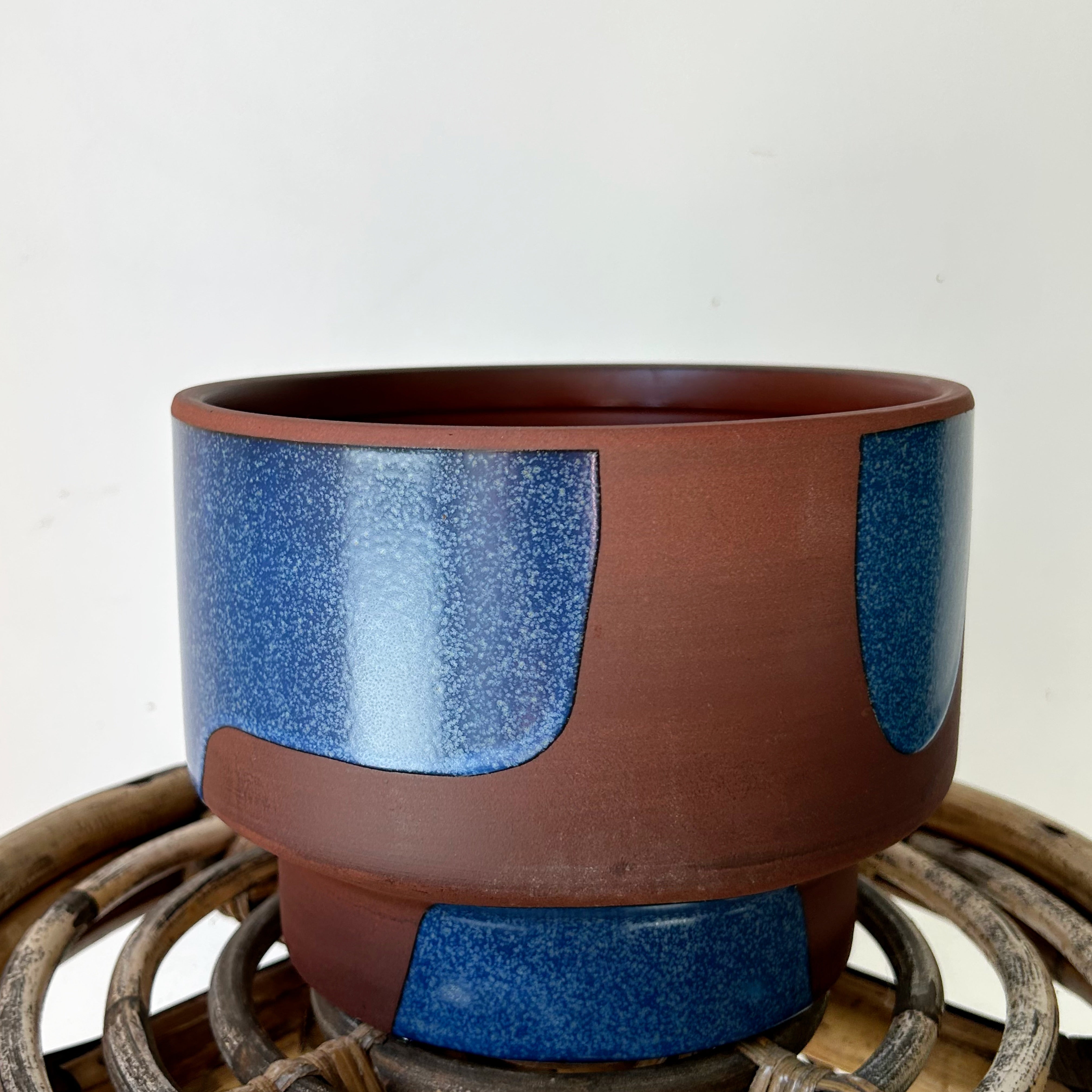 SHANTI Shallow Decorative Pot (7”x5”)