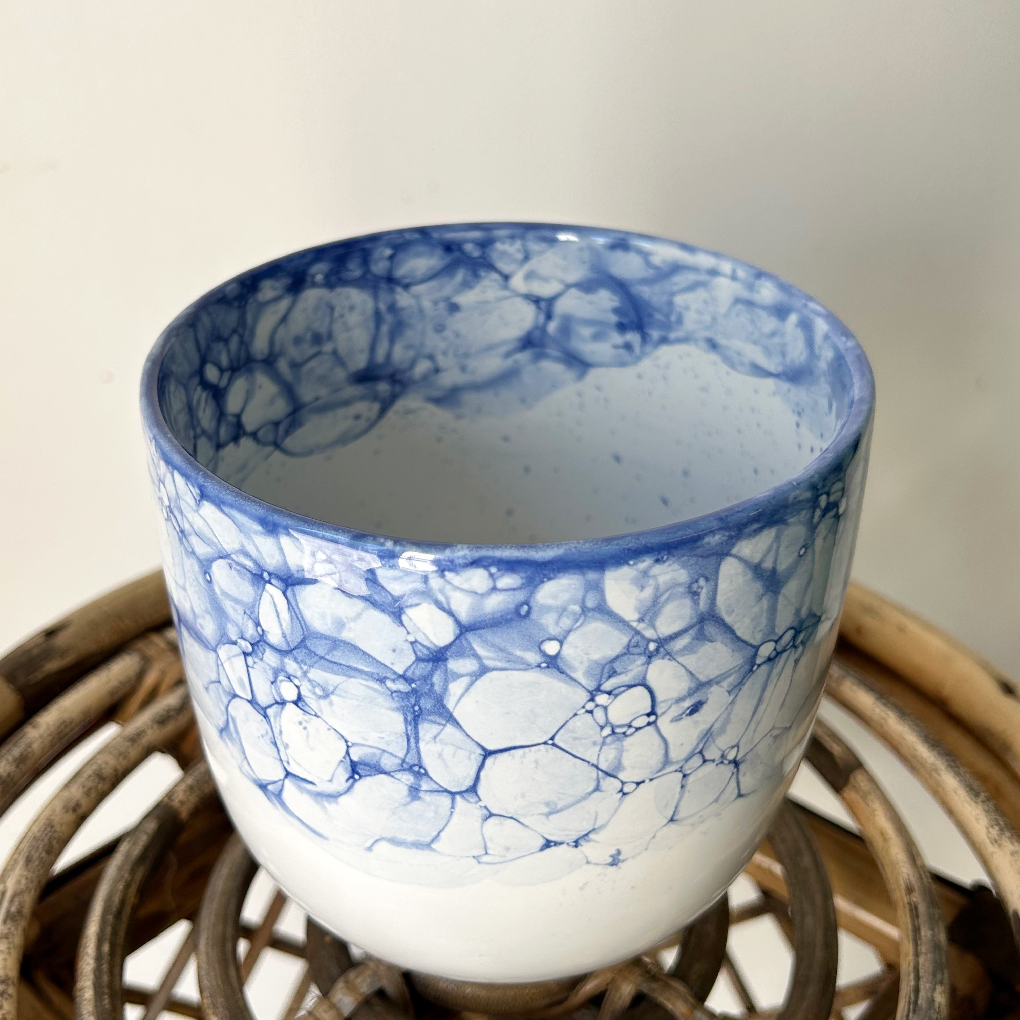 ELLORY Decorative Ceramic Pot (5”x5”)