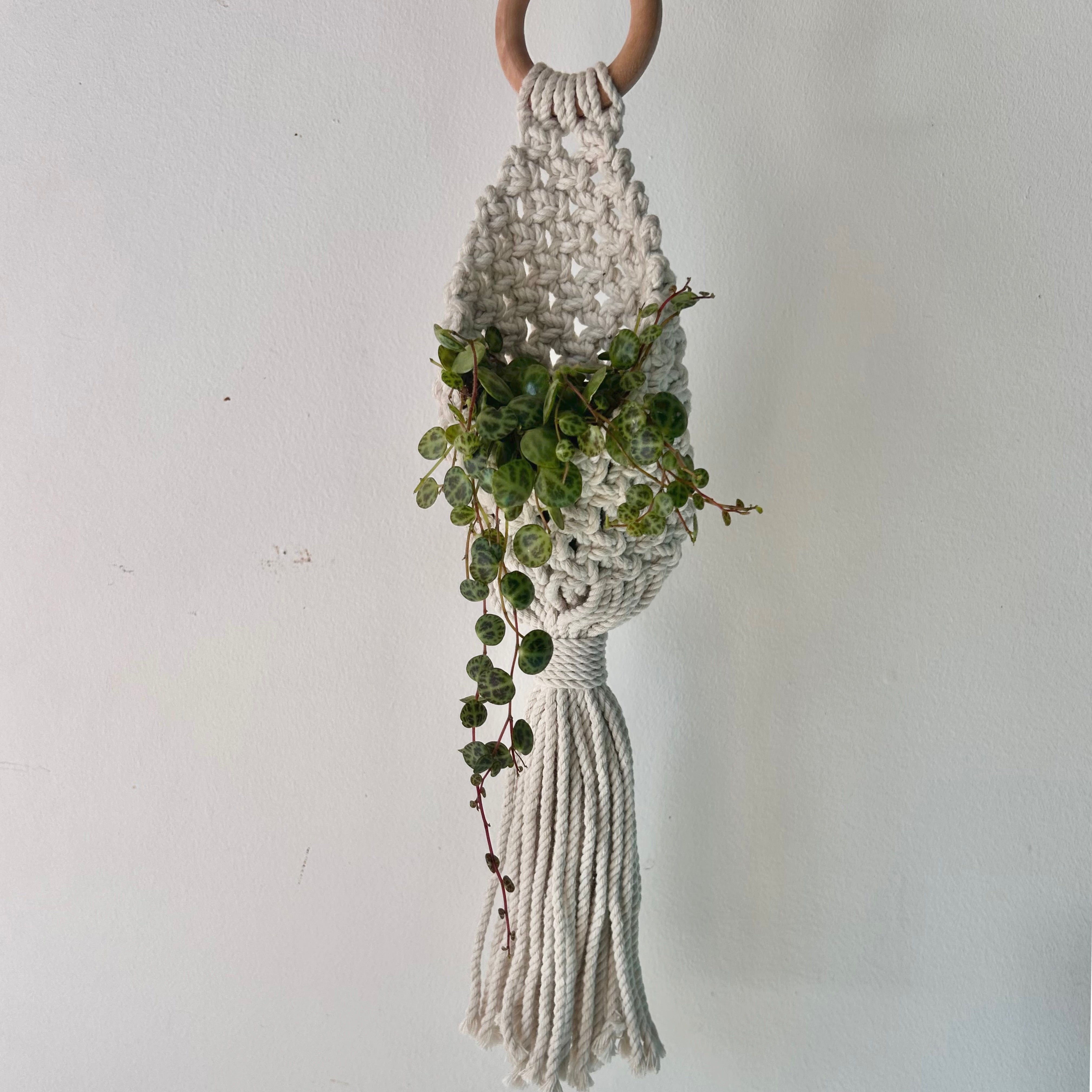 Mini Macrame Pouch (fits 2.5”pot)