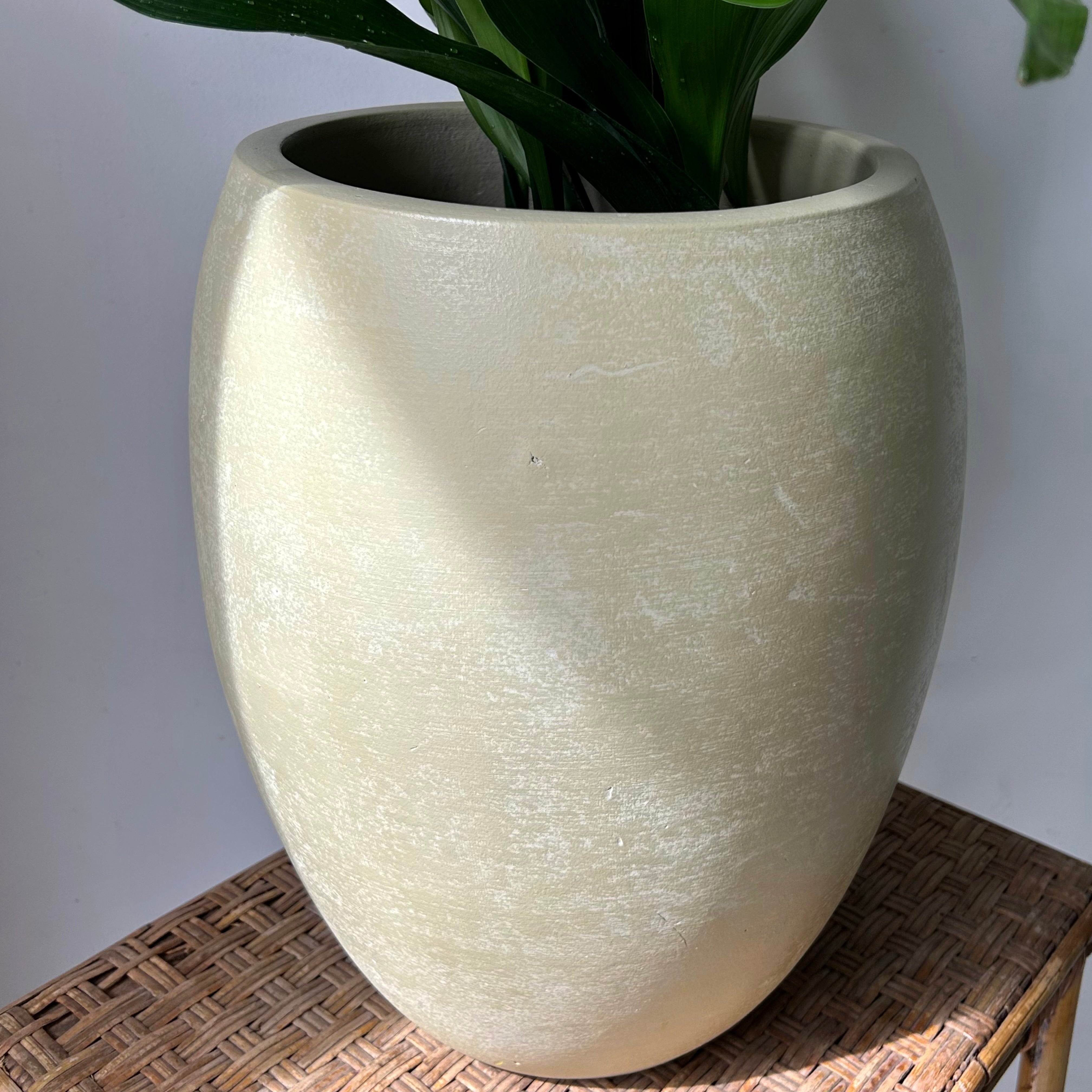 SIMCOE Elongated Planter (7.75”x13”) BUTTERCREAM YELLOW