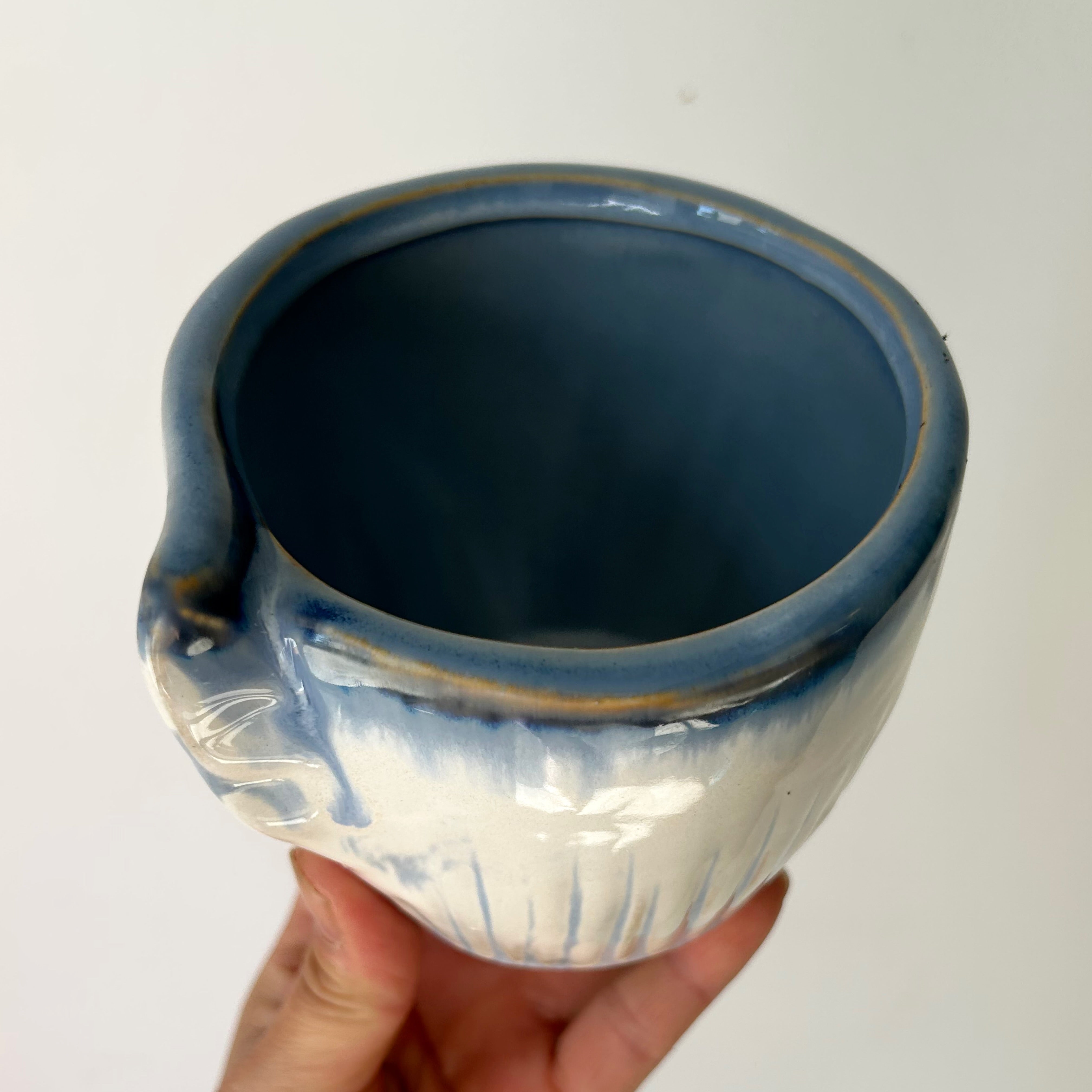 ESME Decorative Ceramic Pot (4”x3.5”)