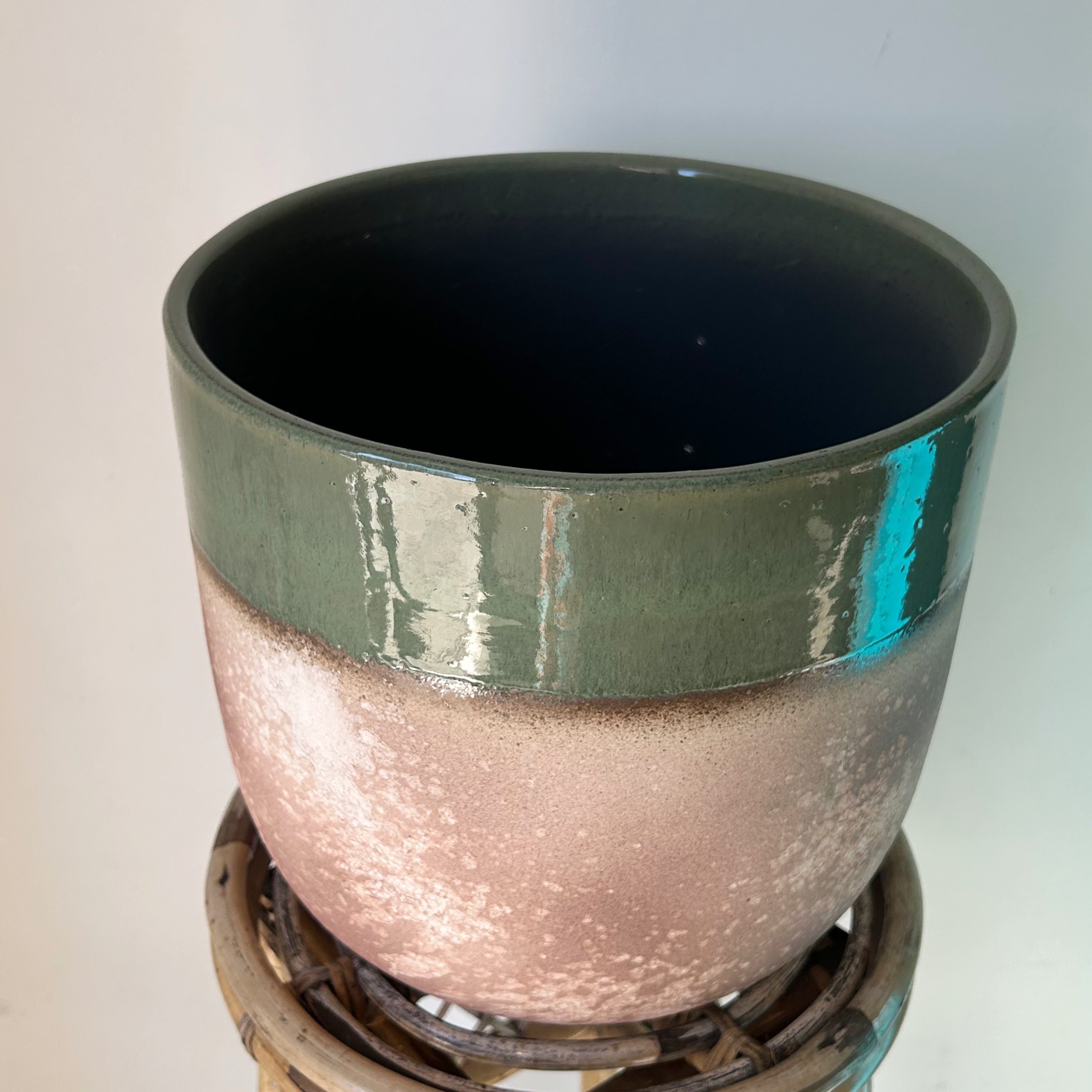 MICA Large Decorative Ceramic Pot (11.25”x10”)