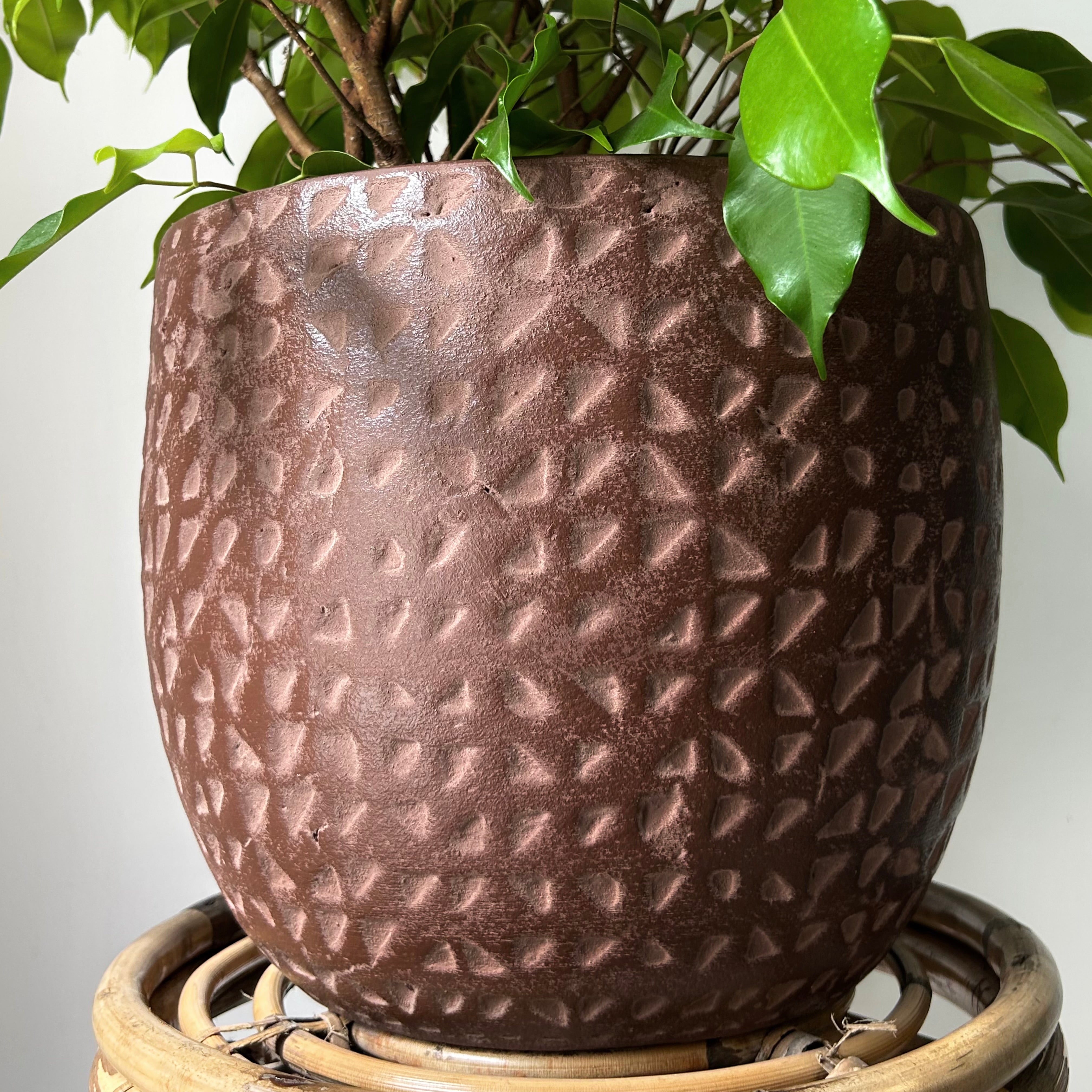 AMELIA Planter GARNET RED